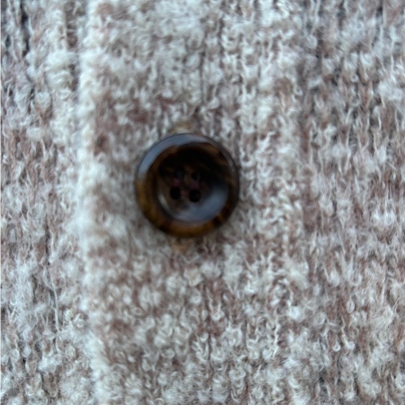 Harries Woman’s 100% Wool Brown Patterned Sweater Vest Sz Sm - Picture 7 of 9